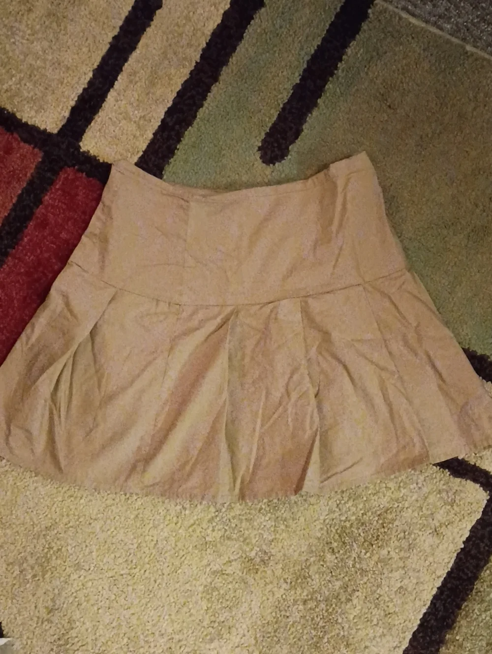 Lelis Collection Women's Tan Flared Skirt Size Medium